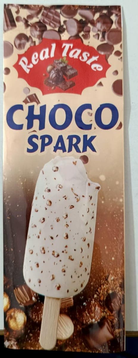 Sample 2-layer laminate pouch  chocolate produced for a client